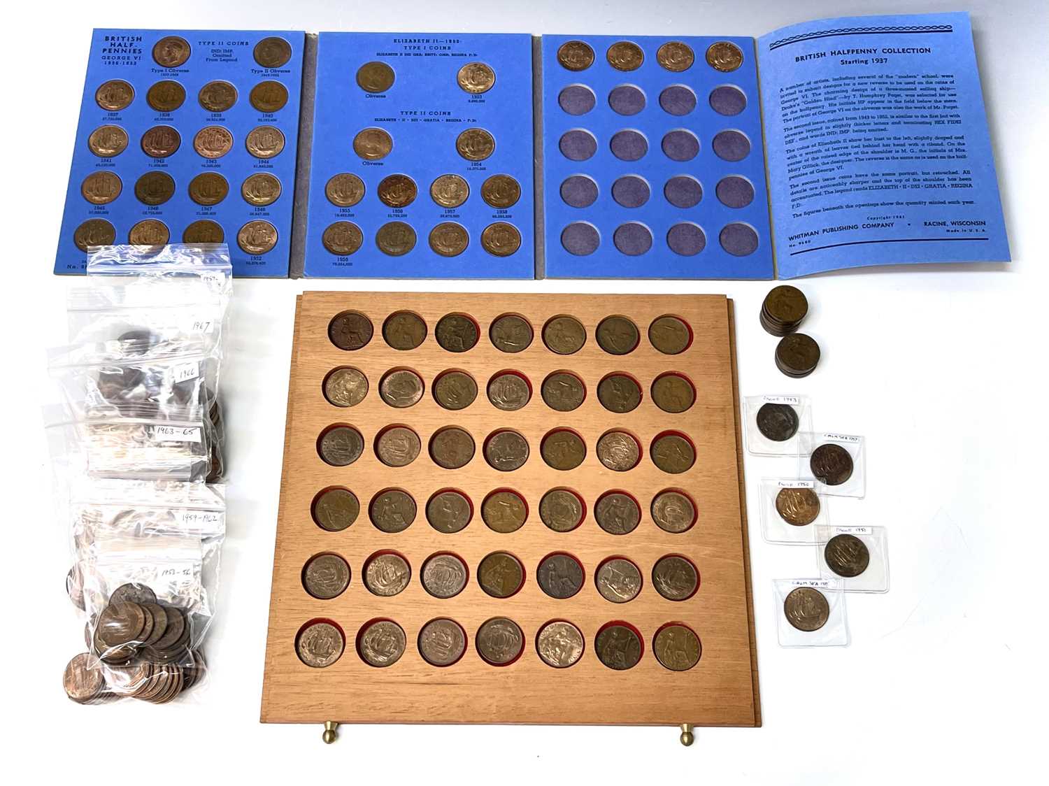 Lot 46 - Great Britain 1911 to 1967 Half Pennies Select...