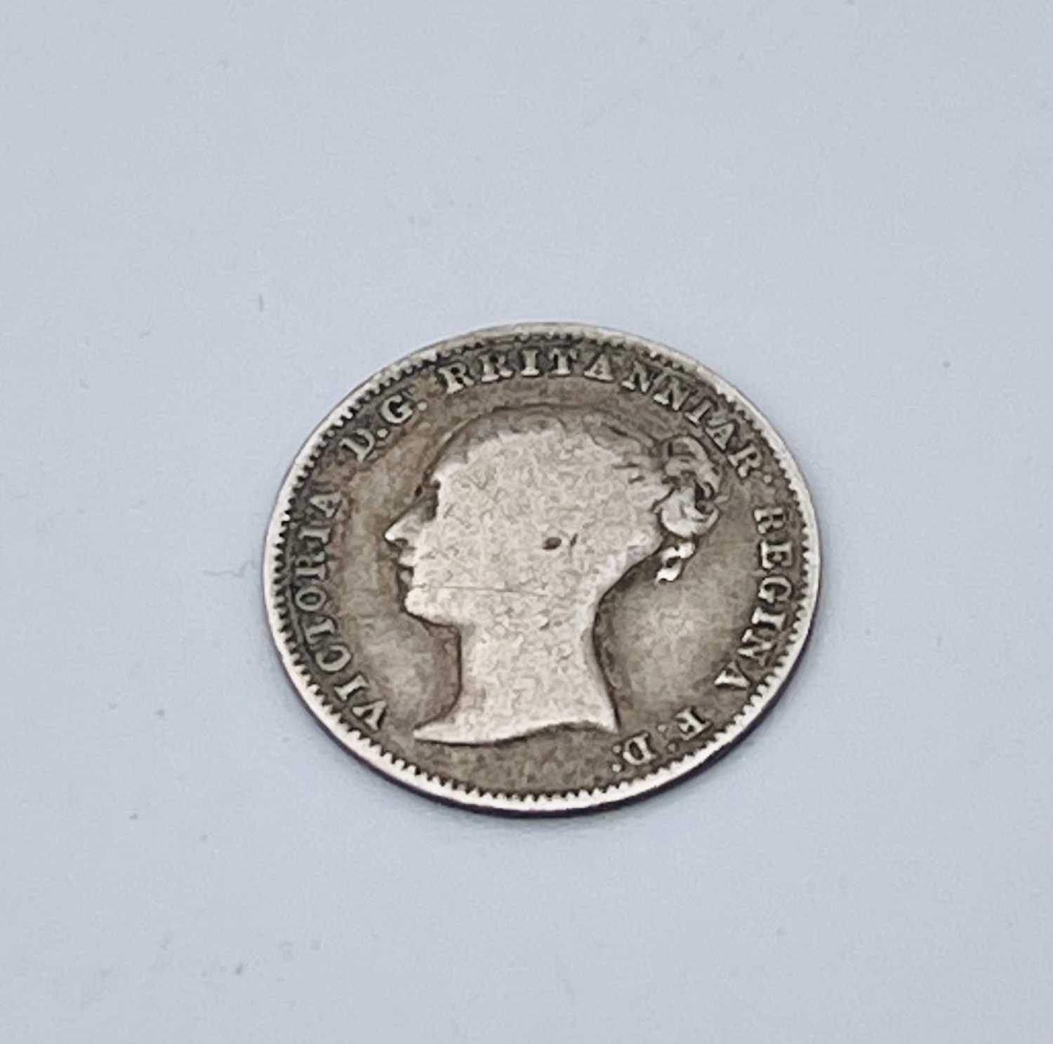 Lot 49 - Silver Threepence 1868 Error Coin. The 1868...