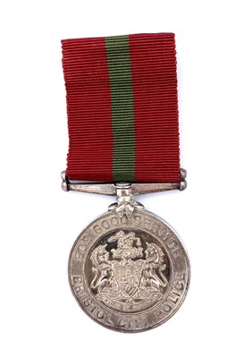 Lot 122 - Bristol City Police Good Service Medal. An...