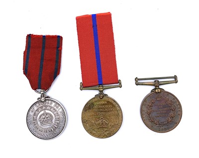 Lot 127 - City of London Police Medals Trio. A bronze...