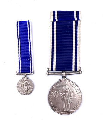 Lot 133 - Long Service Medals for Exemplary Police...