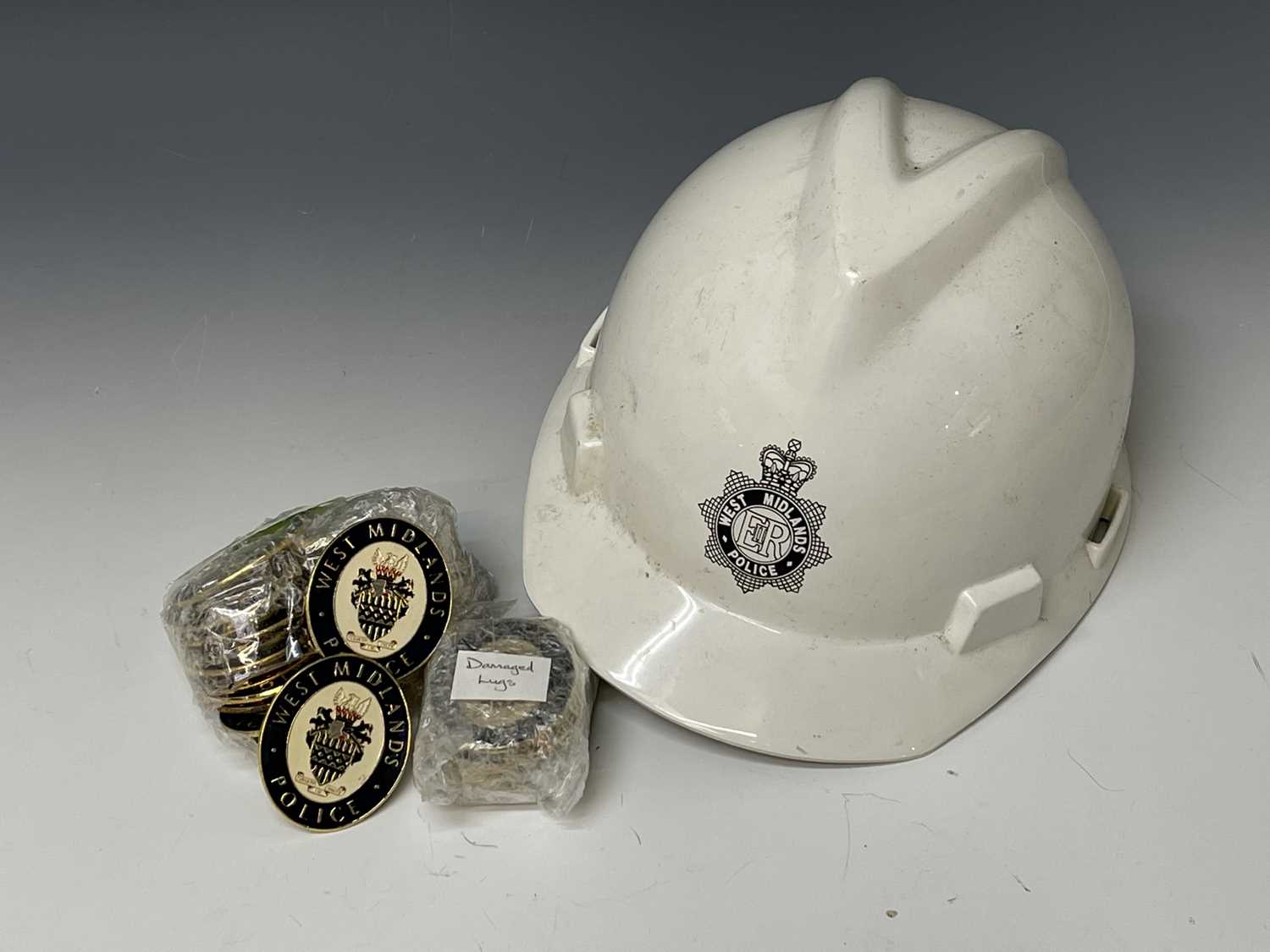 Lot 162 - West Midlands Police Hard Hat. Plus 33...