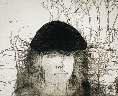 Lot 1169 - Jim DINE (1935)Self Portrait in a Flat Cap...