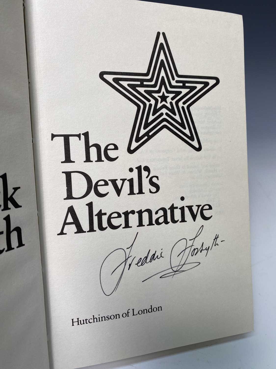 Lot 535 - FREDERICK FORSYTH. 'The Devil's Alternative.'
