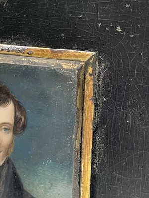 Lot 132 - Portrait miniature An early 19th century...