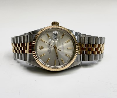 Lot 17 - A Stainless steel and 18ct yellow gold Rolex...