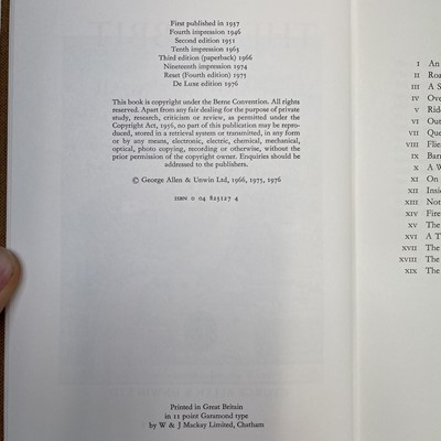 Lot 543 - J. R. R. TOLKIEN. 'Lord of the Rings.' Folio...
