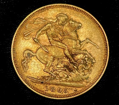 Lot 172 - Victorian Sovereign 1895 Melbourne mint Almost...