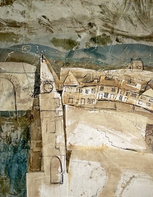 Lot 318 - Daphne MCCLURE (1930) Porthleven Mixed media...