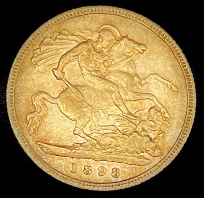 Lot 180 - Half Sovereign 1898 Almost Extremely Fine