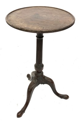 Lot 3022 - A George III mahogany circular wine table,...