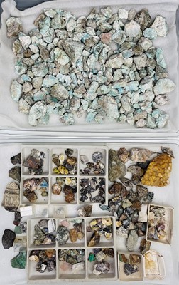 Lot 317 - An interesting selection of rock and mineral...