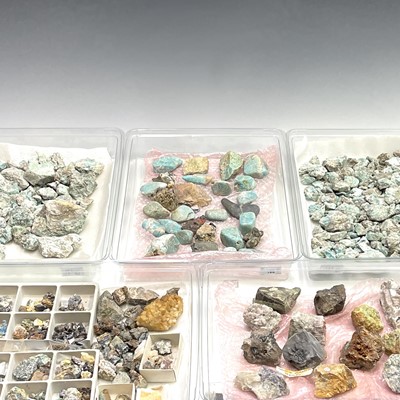 Lot 189 - An interesting selection of rock and mineral...