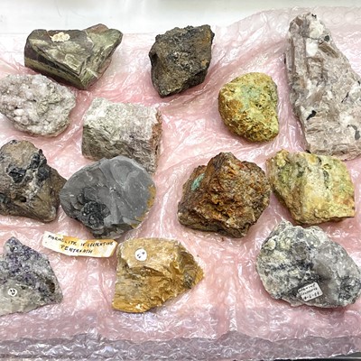 Lot 228 - An interesting selection of rock and mineral...