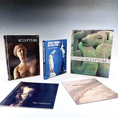 Lot 1323 - 'Henry Moore on Sculpture' together with two...