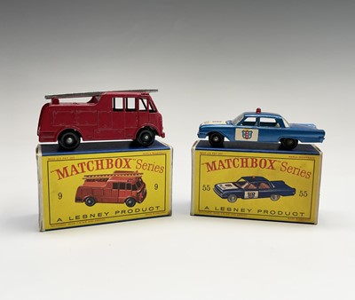 Lot 606 - Lesney - Matchbox Toys nos 9 and 55....