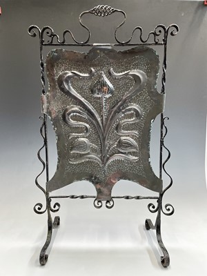Lot 153 - An Arts and Crafts copper and wrought iron...