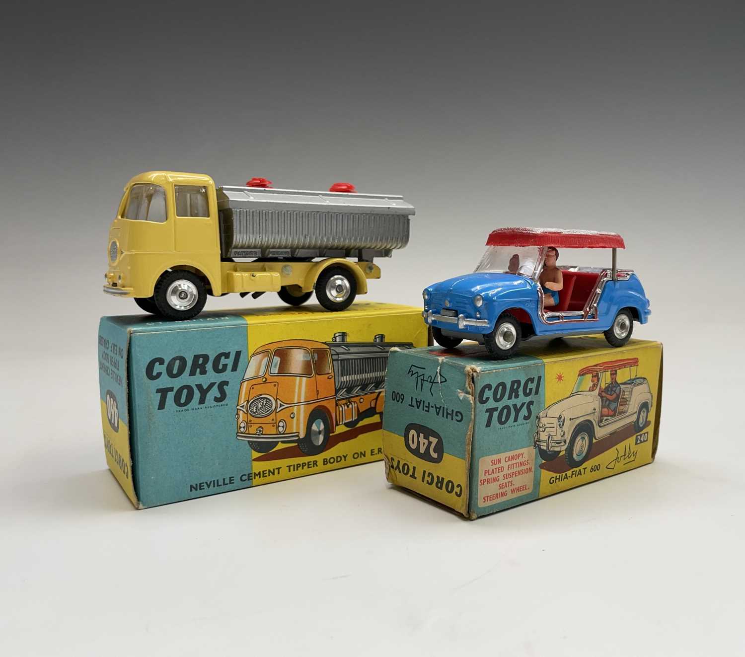 Lot 616 - Corgi Toys. 240 Ghia Fiat 600 Jolly, blue