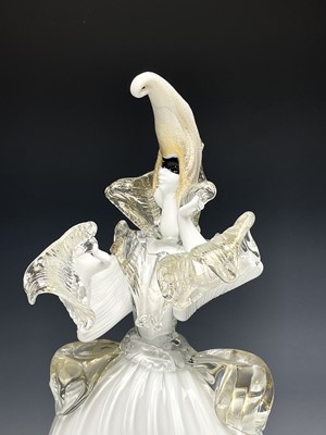 Lot 996 - A pair La Serenissima Murano art glass figures...