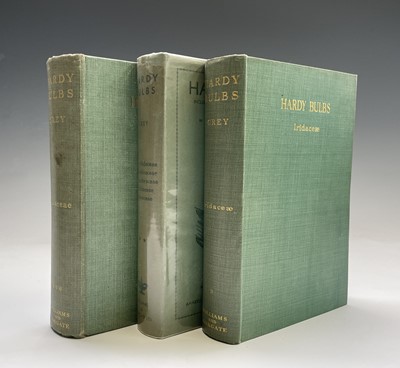 Lot 565 - C. H. GREY. 'Hardy Bulbs.' Three vols, first...