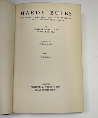 Lot 565 - C. H. GREY. 'Hardy Bulbs.' Three vols, first...