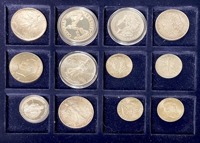 Lot 54 - U.S.A. Silver Coins. Dollars x 7 - 1879, 1886,...