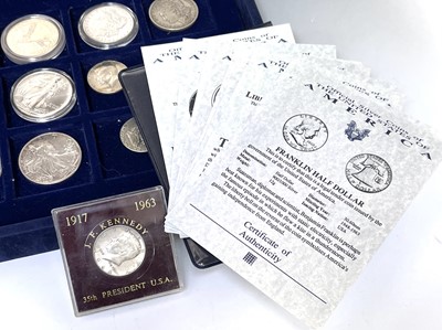 Lot 54 - U.S.A. Silver Coins. Dollars x 7 - 1879, 1886,...