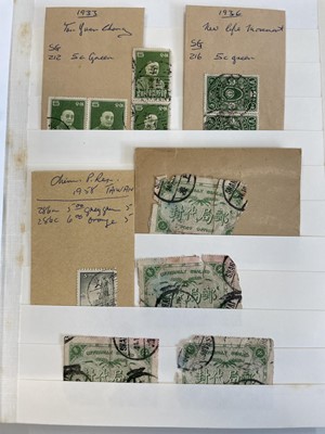 Lot 426 - China. A binder containing hundreds of used...