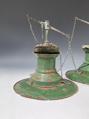 Lot 520 - Railwayana - Railway Station gas lamps (x2)....