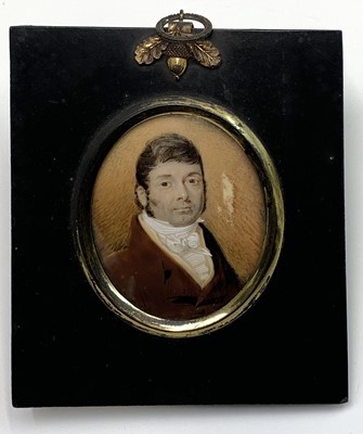 Lot 137 - Portrait miniature An early 19th century...