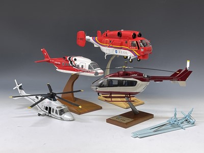 Lot 785 - Large Size Diecast / Plastic Helicopters (x4)....