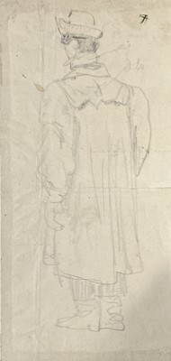 Lot 1240 - John I VARLEY (1778-1842) Pencil sketch...