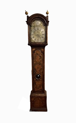 Lot 2919 - An 18th century brass eight day longcase clock...