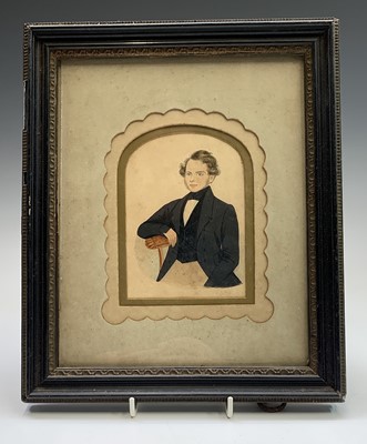 Lot 145 - Portrait Miniature An early 19th century...