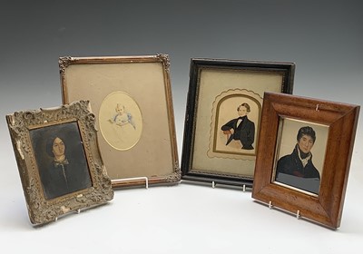 Lot 145 - Portrait Miniature An early 19th century...