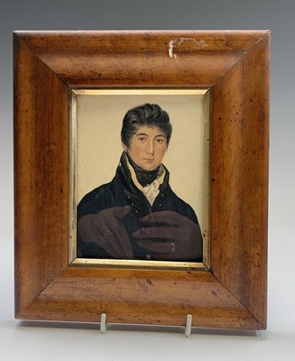 Lot 145 - Portrait Miniature An early 19th century...