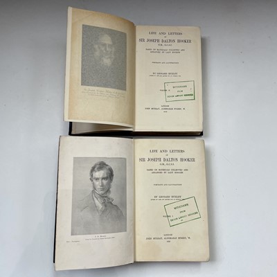 Lot 578 - L. HUXLEY. 'Life & Letters of Sir J. D. Hooker....