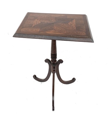 Lot 3068 - A rosewood and mahogany rectangular wine table,...