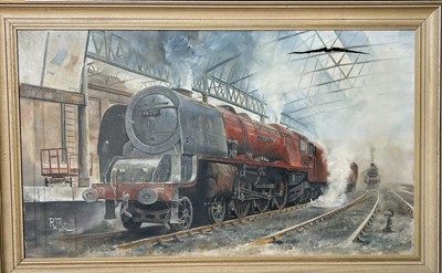 Lot 533 - Railways - Original artwork by Devon Artist...