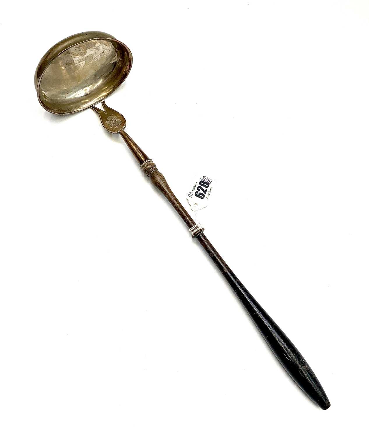Lot 78 - An unusal provincial or colonial punch ladle,...