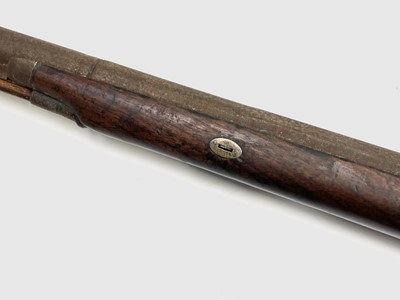 Lot 105 - A 19th century percussion musket, converted...