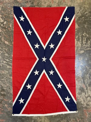 Lot 106 - An American Confederate flag, 152cm X 92cm.