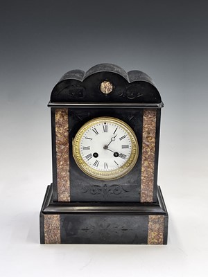 Lot 2908 - A late 19th century French mantel clock, the...