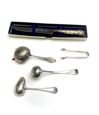 Lot 98 - A silver toddy ladle by Andrew Wilkie,...