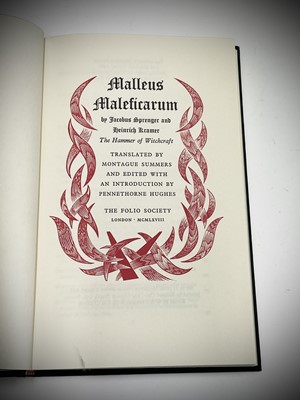 Lot 660 - FOLIO SOCIETY WITCHCRAFT INTEREST - 'The...