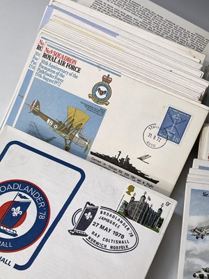 Lot 368 - RAF Stamp Covers. A duplicated selection of...