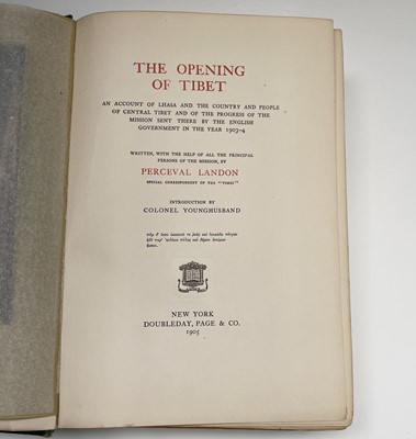 Lot 181 - PERCEVAL LANDON. 'The Opening of Tibet. An...