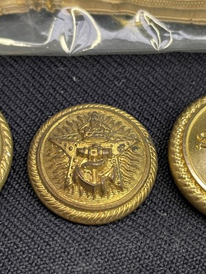 Lot 228 - Royal Navy - 1. Two display cards containing...