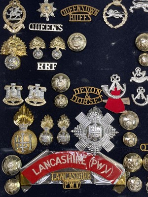 Lot 197 - 1960's Amalgamated Regiments. A display card...
