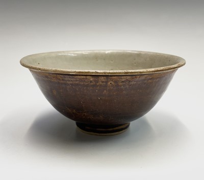 Lot 11 - A Chinese celadon bowl, Ming Dynasty, the...